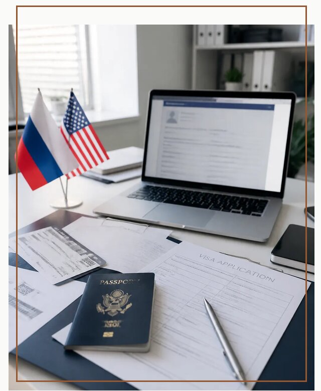Оформление визы в США для туристов и бизнеса в Россоши
