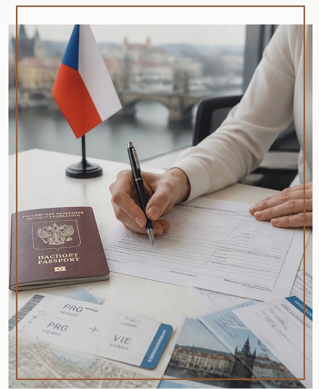 Оформление визы в Чехию под ключ для поездки в Россоши