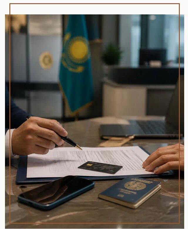 Открытие счета и банковской карты в Казахстане в Россоши